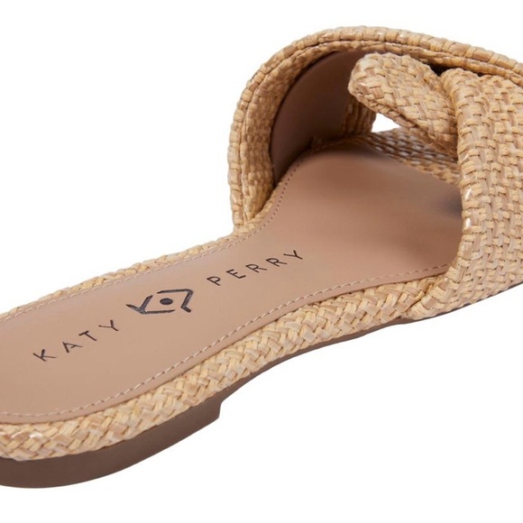 Katy Perry Collections Tan Woven Bow Sandals - Picture 2 of 8